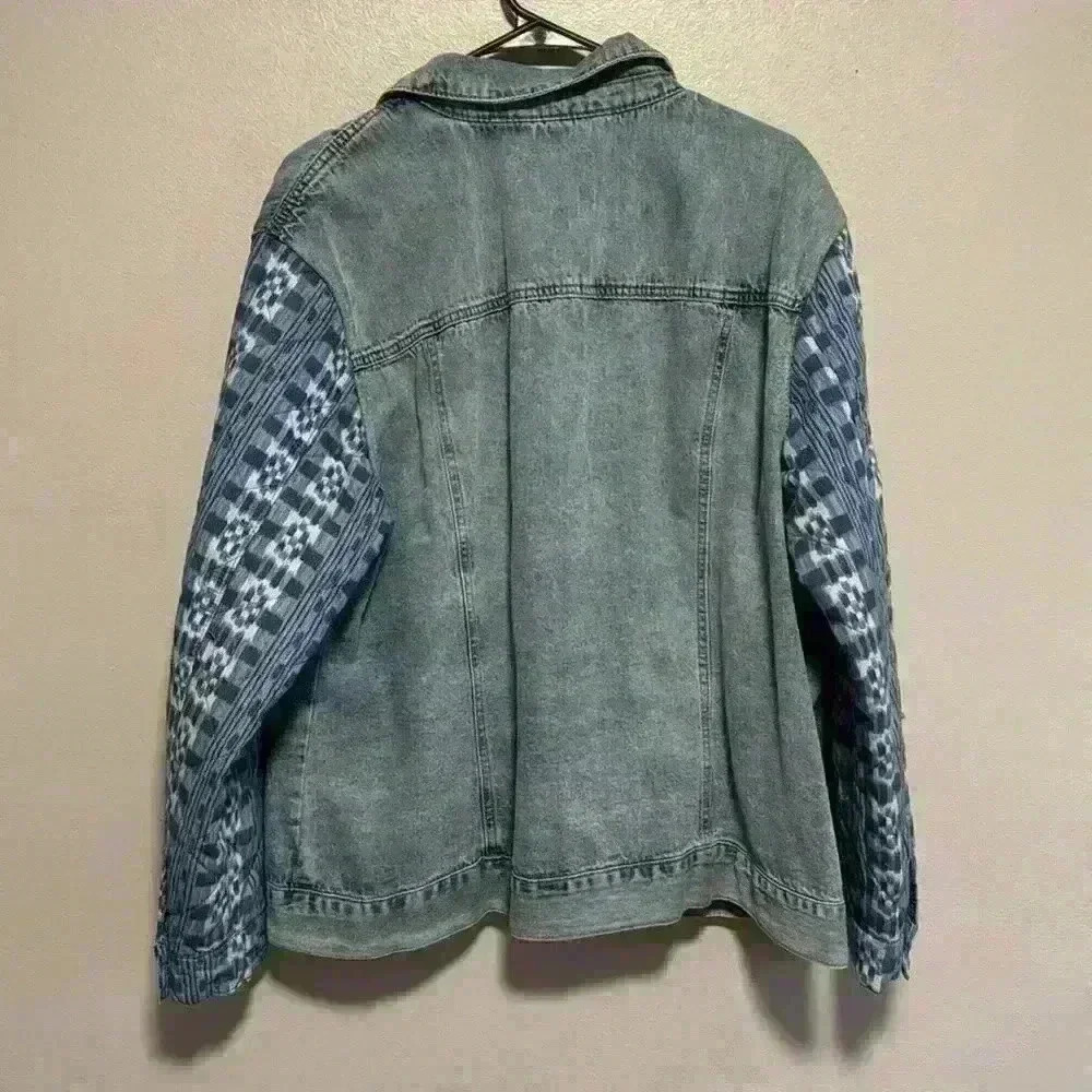 Kensie Vintage LUXE Jean jacket XL NWT - Picture 6 of 6